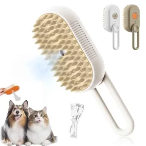3-in-1 Pet Grooming Brush with Water Spray