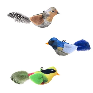 Lifelike Bird Vivid Cat Toys Pet Catnip
