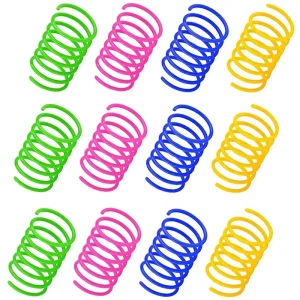 12PCS 12Colors Cat Spring Toys